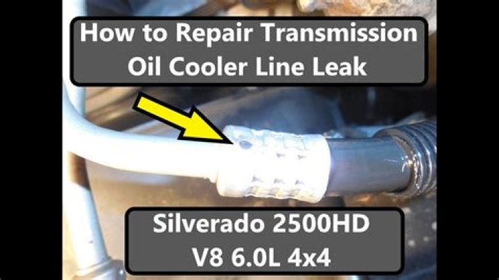 Question: How To Repair A Leaking Transmission Cooler Line