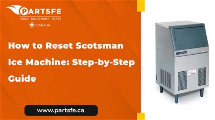 Question: How To Repair A Scotsman Ice Machine