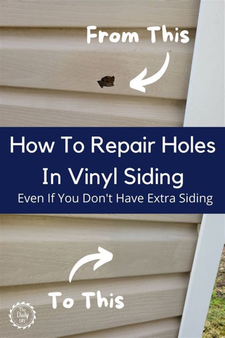 Question: How To Repair Hole In Hardiplank Siding