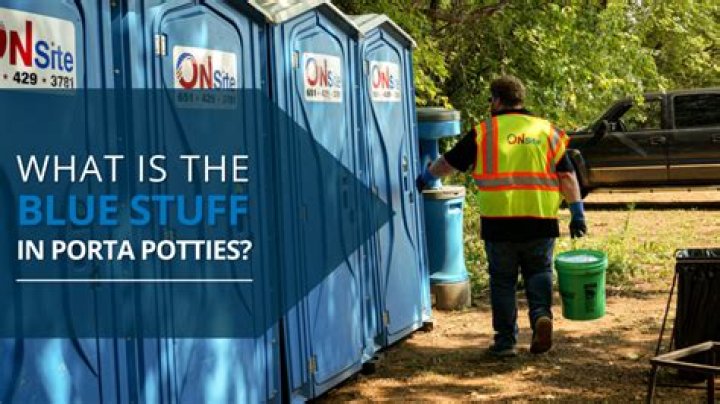 Question: What Is The Blue Stuff In Porta Potties
