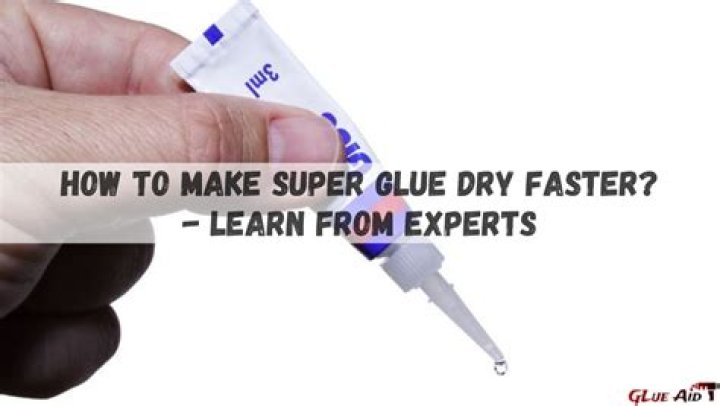 Question: What Makes Super Glue Dry Faster