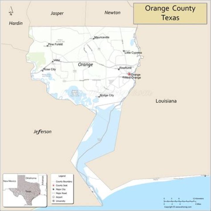 Question: Where Is Orange Texas Located