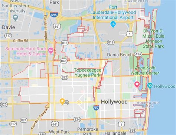 Quick Answer: How Far Is Hollywood Fl From Miami