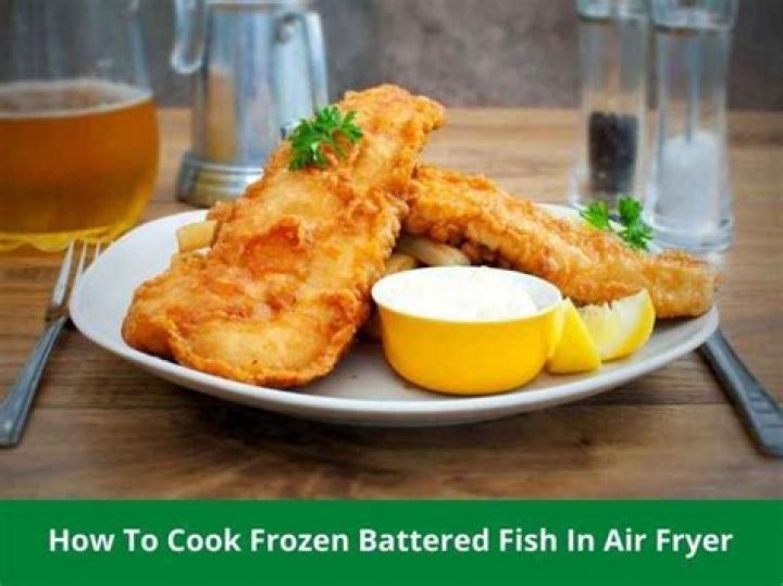 Quick Answer: How Long To Cook Frozen Battered Fish In Air Fryer