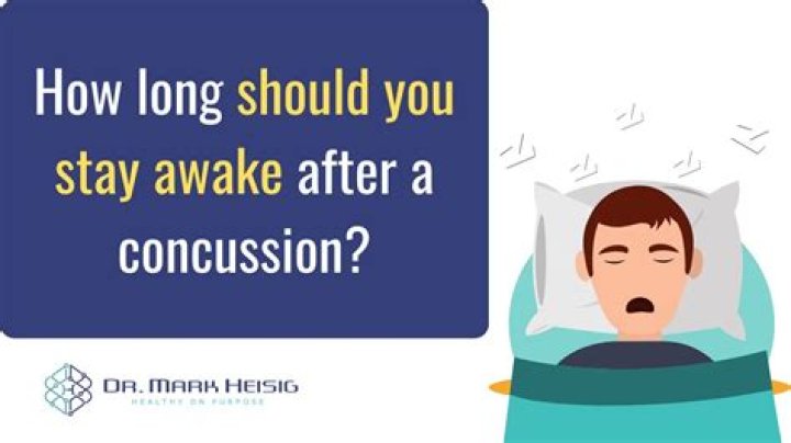 Quick Answer: How Long To Stay Awake After A Head Injury