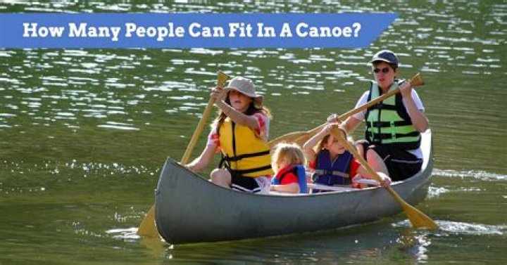 Quick Answer: How Many People Can Fit In A Canoe