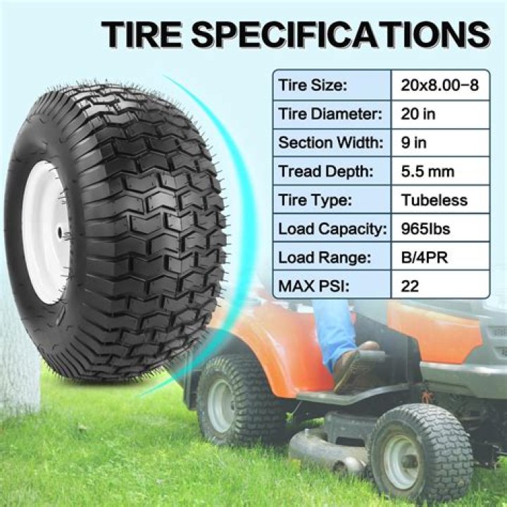 Quick Answer: How Much Air In Front Riding Mower Tires