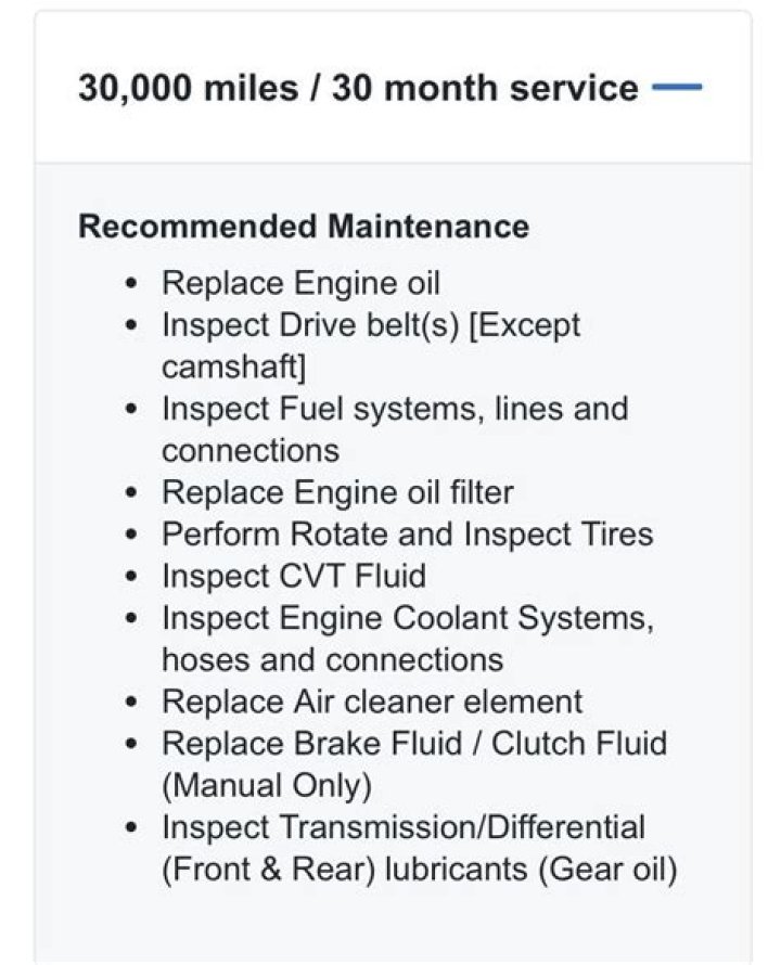 Quick Answer: How Much Does A 30000 Mile Maintenance Cost