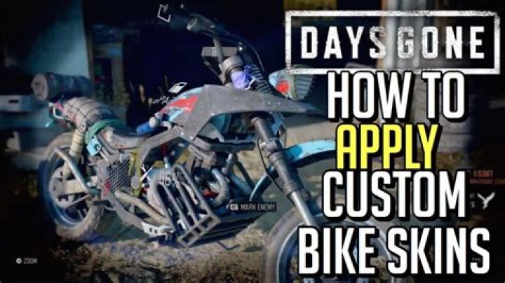 Quick Answer: How To Apply Bike Skins In Days Gone