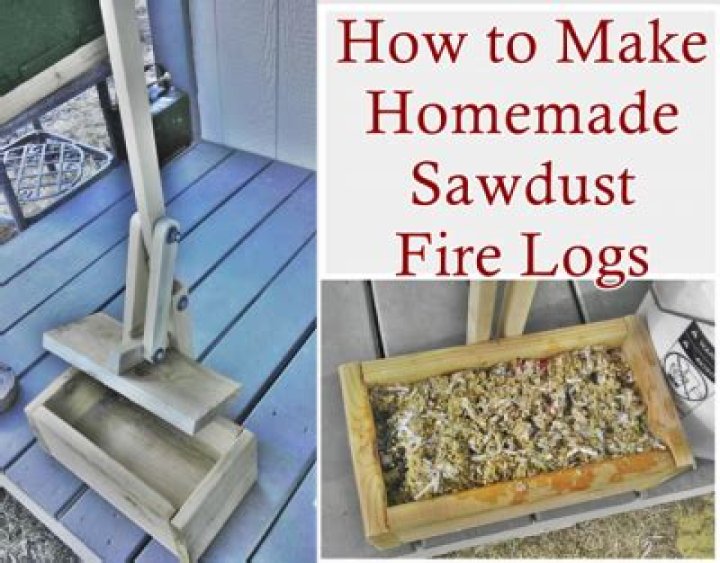 Quick Answer: How To Make Fire Logs Out Of Sawdust