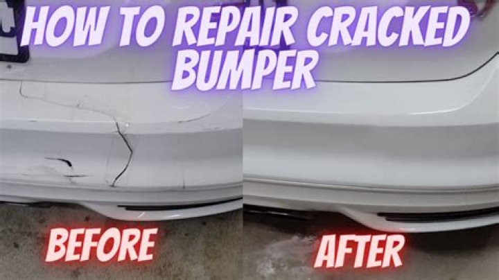 Quick Answer: How To Repair Broken Plastic Bumper