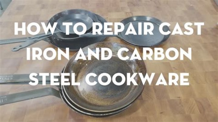 Quick Answer: How To Repair Cast Iron Skillet