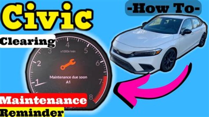 Quick Answer: How To Reset 2001 Honda Civic Maintenance Light