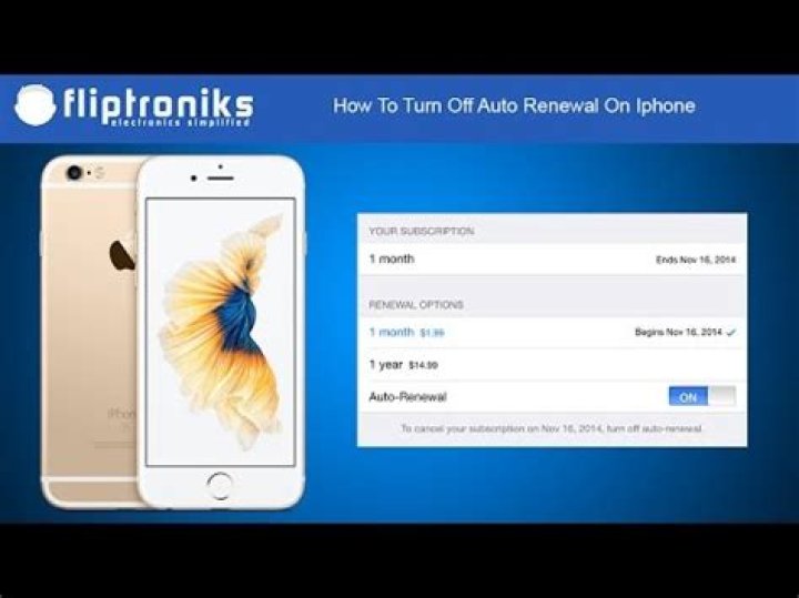 Quick Answer: How To Turn Off Auto Renewal On Iphone