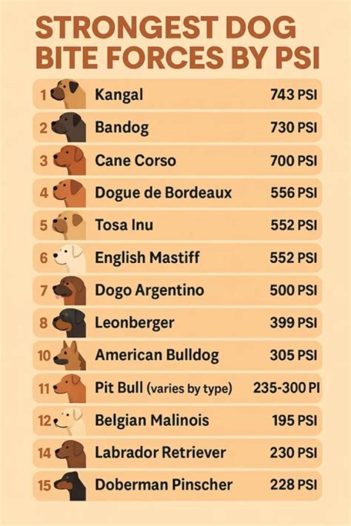Quick Answer: What Dog Has The Strongest Bite Force In The World