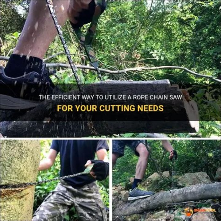 Rope chain saw - How To Discuss