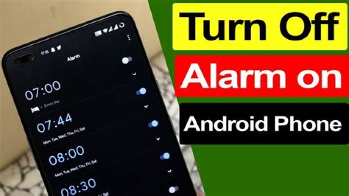 Turn off my alarm - How To Discuss
