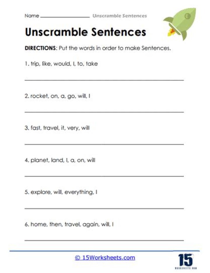 Unscramble These Words - How To Discuss