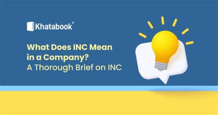 What does inc mean - How To Discuss