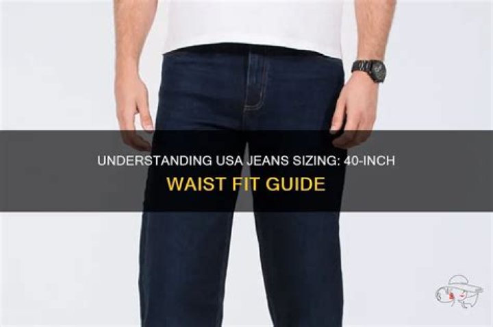 What Size Is 40 Inch Waist