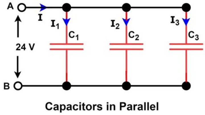When Capacitors Are Connected In Parallel They Have The Same