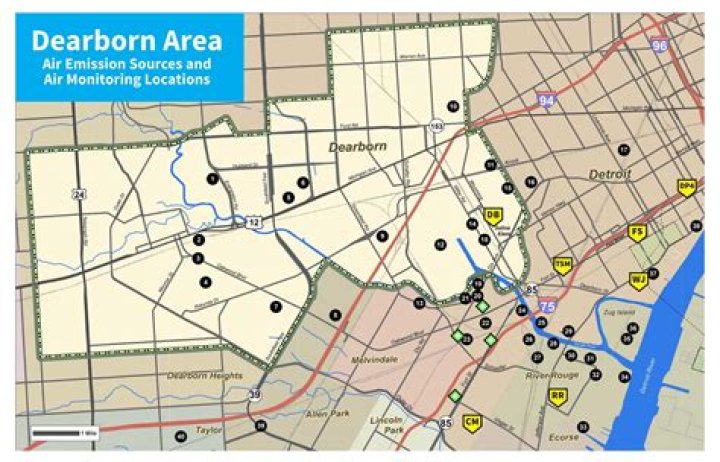 Where Is Dearborn Michigan On Map