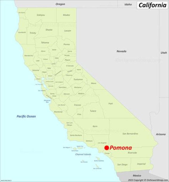 Where Is Pomona California On A Map