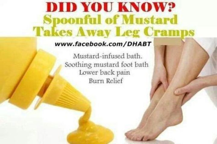 Why Does Mustard Help Leg Cramps