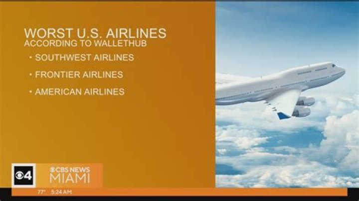 Worst airlines in the us